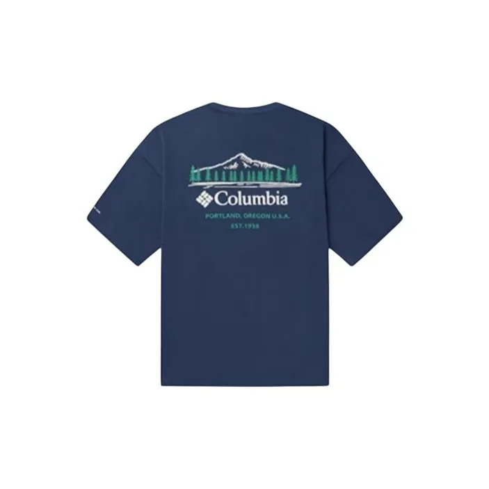 Columbia T Shirts Men Blue 464-1