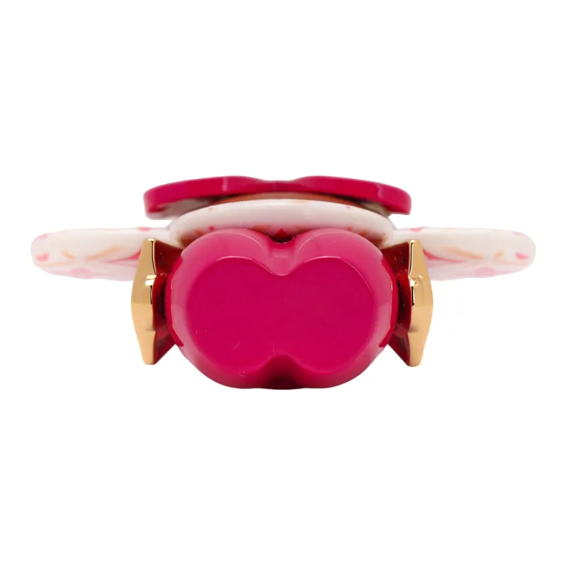 LOUIS VUITTON Flower Shaped Vivienne Bag Charm Women's Pink-3
