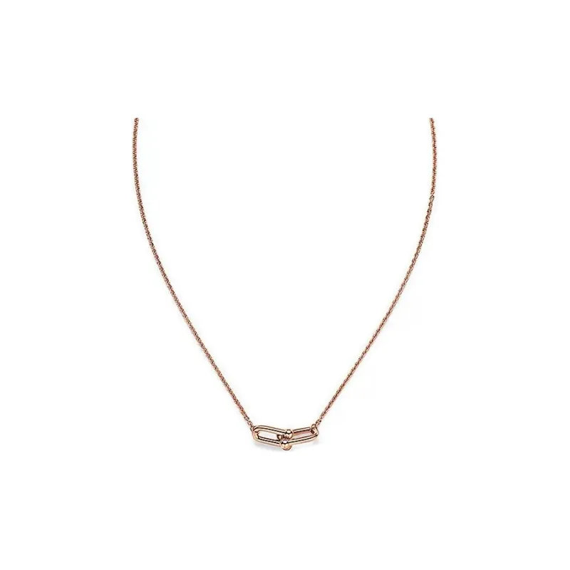 TIFFANY & CO. 18K Rose Gold Necklaces Women's Rose Gold-0