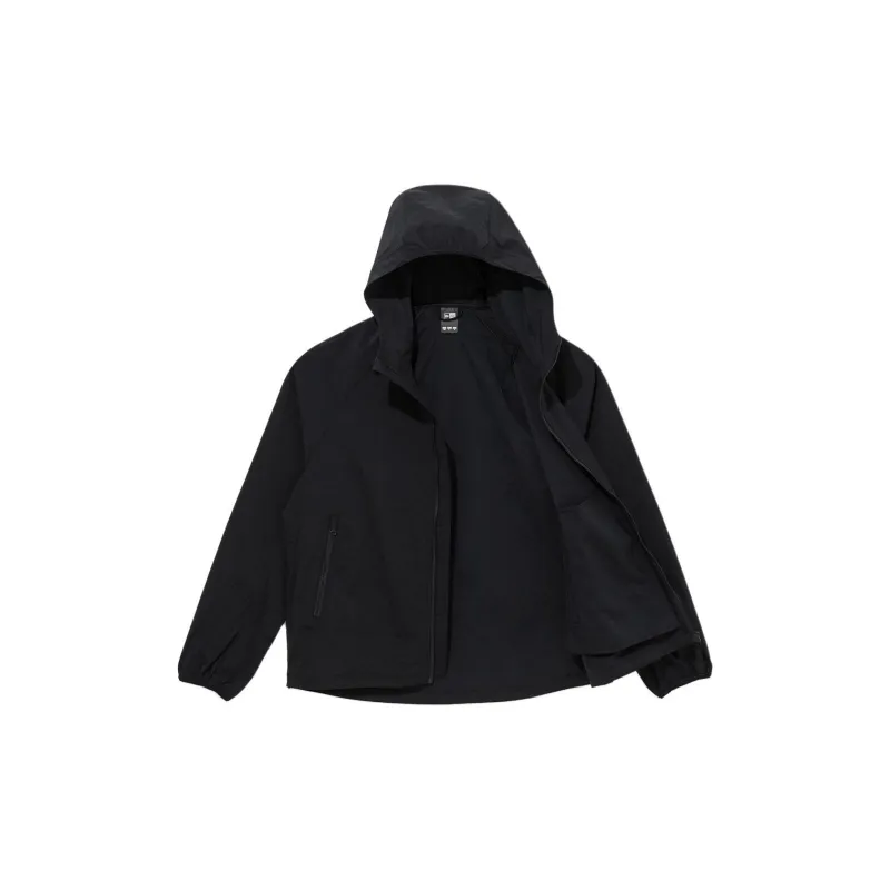New Era Jacket Korean Style Unisex Black-1