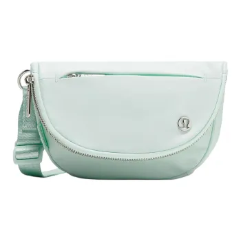 Lululemon Nylon Shoulder Bag, Crossbody Bag Micro Women's Mint Green