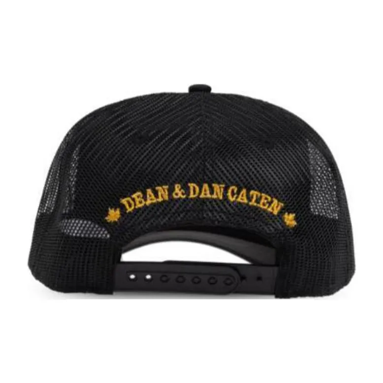 DSQUARED 2 Logo Appliqué Mesh Designed Baseball Cap-1