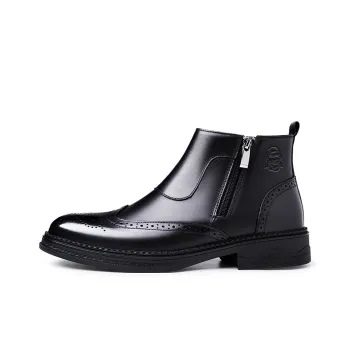 LAORENTOU Ankle Boots Men's Black