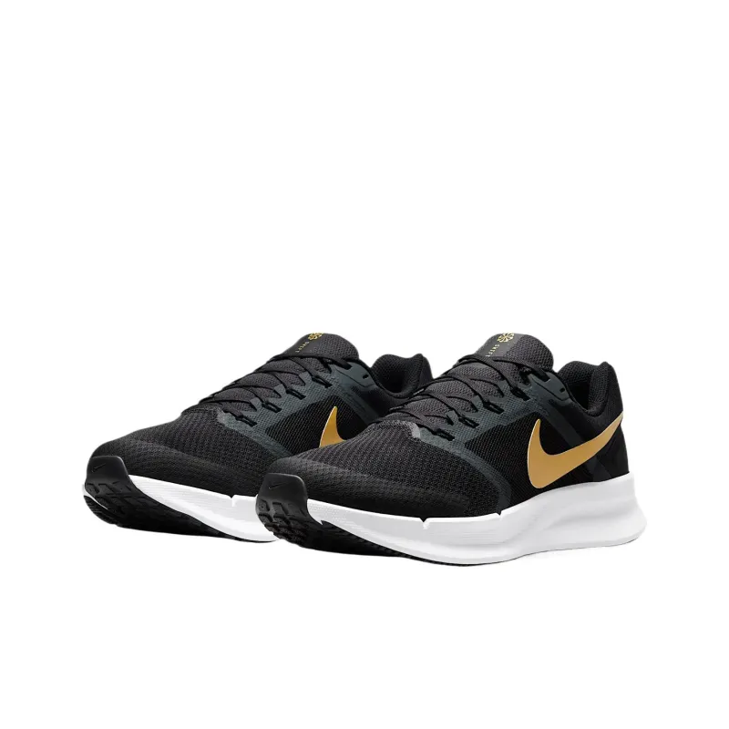 Nike Run Swift 3 Black Anthracite White Metallic Gold-2