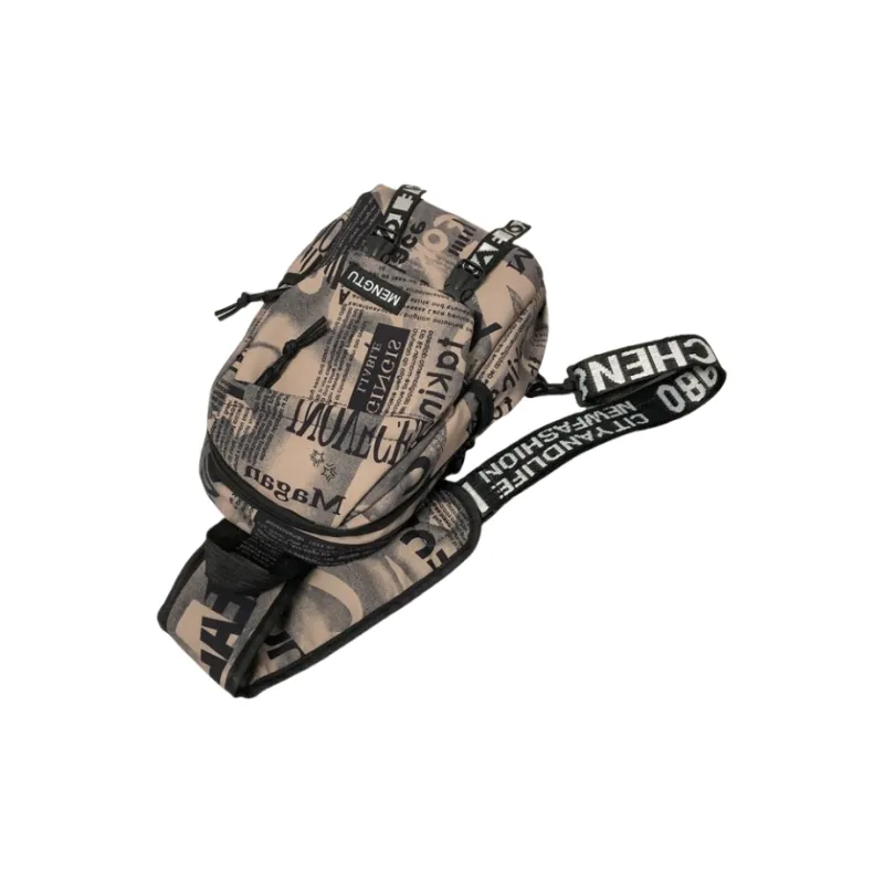 Omanfei Nylon Sling Bag Unisex Multicolor-10