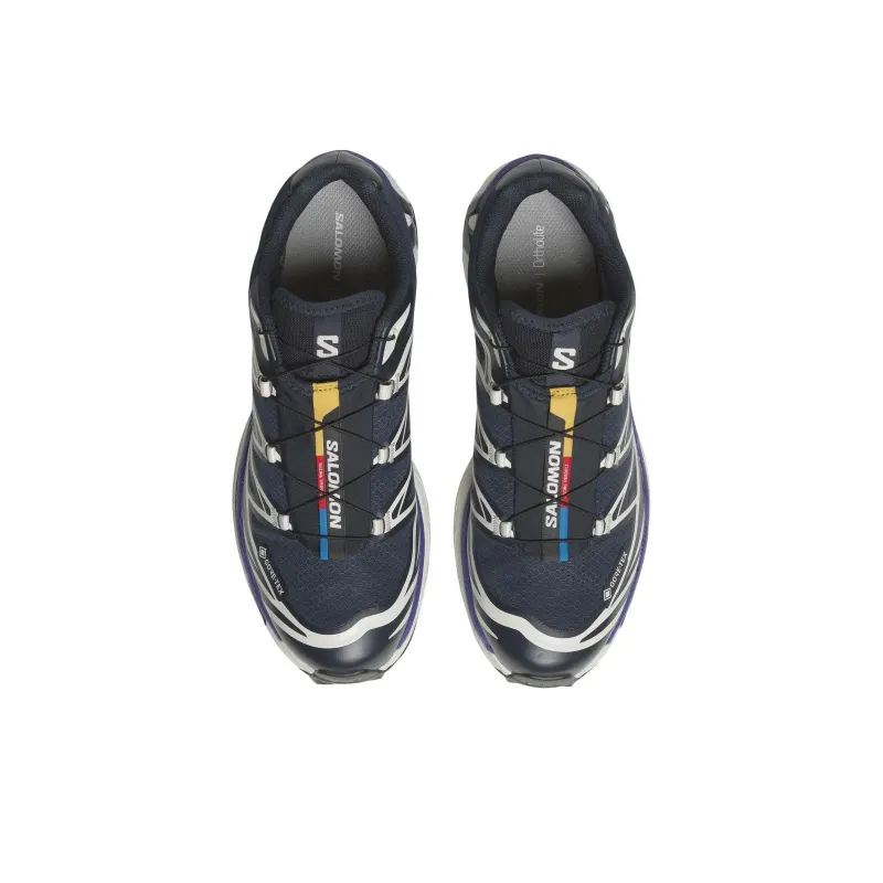SALOMON XT 6 Anti Slip And Wear Resistant Water Resistant Low Top Running Shoes Men's Dark Blue-2
