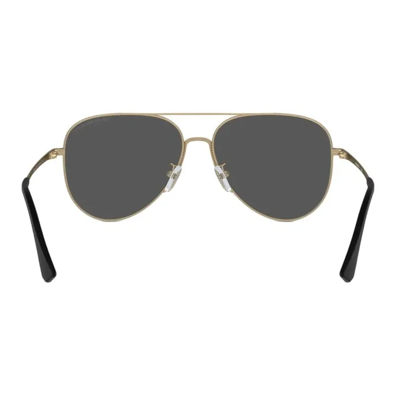 EMPORIO ARMANI Aviator Eyeglass Frames Men's Yellow-4