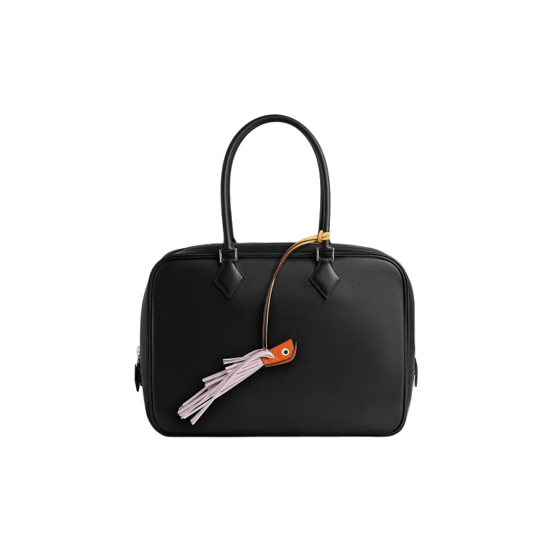 HERMES Epsom Leather Charm Bag Accessory Women's Orange & Light Purple & Sun & Blue-1