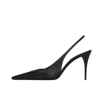 SAINT LAURENT Babylone Slim Heel High Heels 9cm Women's Black