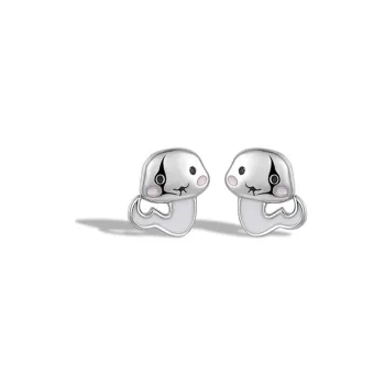 Inkopper 999 Fine Silver Stud Earrings Women's