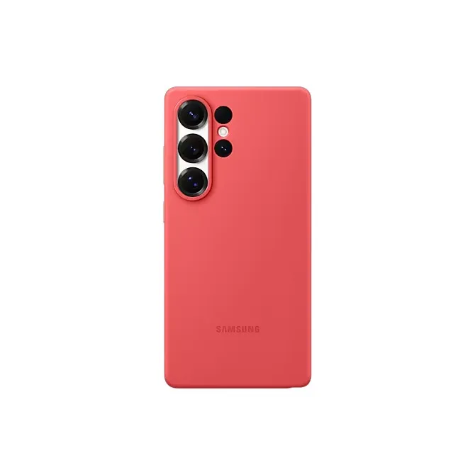 SAMSUNG Silicone Material Fashion Comfortable Silky Soft Phone Cases Compatible With Galaxy S25 Collection Solid Color-12
