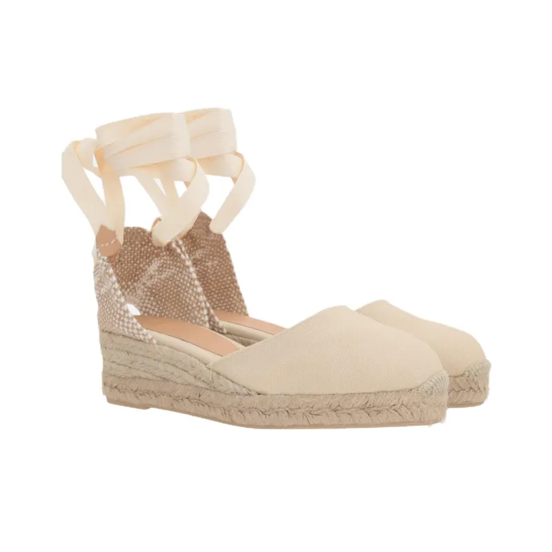 Castañer CARINA Casual Single Shoes Women's Ivory-3