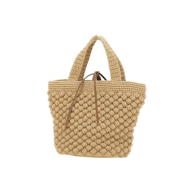 GIANNI CHIARINI Bella Woven Crochet Handbag-1