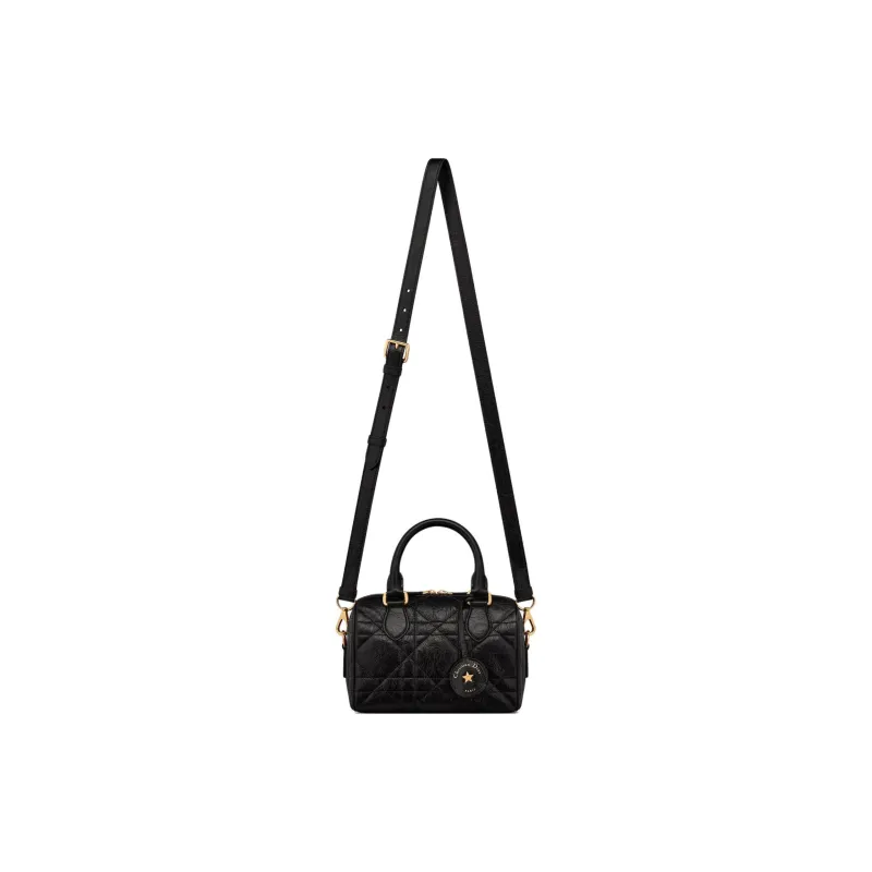 DIOR Groove Cow Leather Shoulder Bag, Crossbody Bag, Handbag Women's Black-1