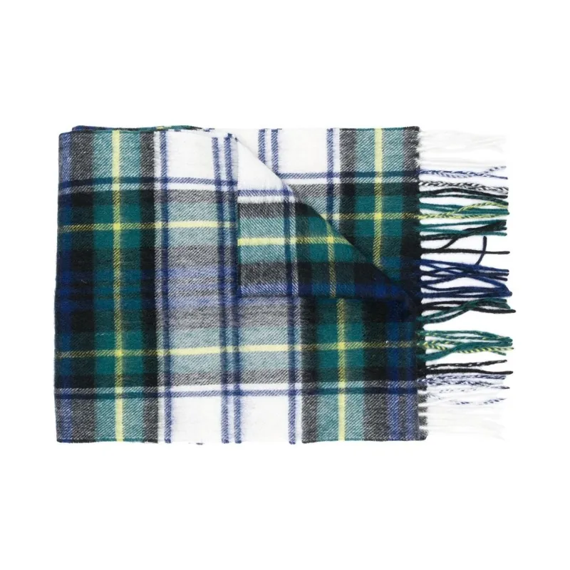 BARBOUR Tartan Fringed Edges Scarf-3