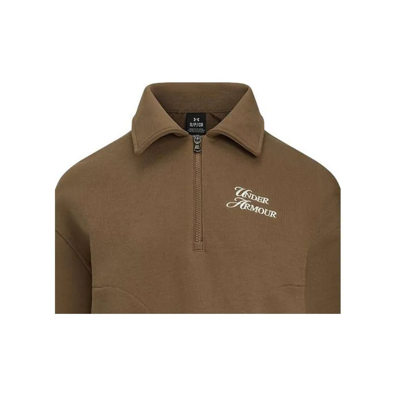 Under Armour Sweatshirt Women's Suburban Coyote Brown-4