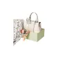 "Auspicious Clouds Embroidery Bag-Cream White" Silk Scarf+Bouquet+Box