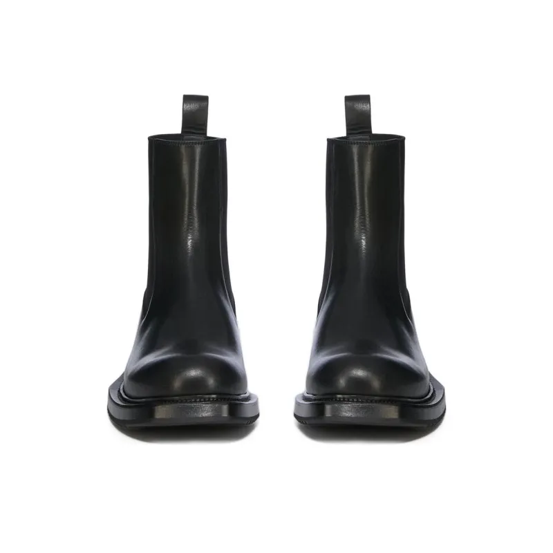 RICK OWENS/RO BEATLE CYCLOPS Short Chelsea Boots Men's Black-2
