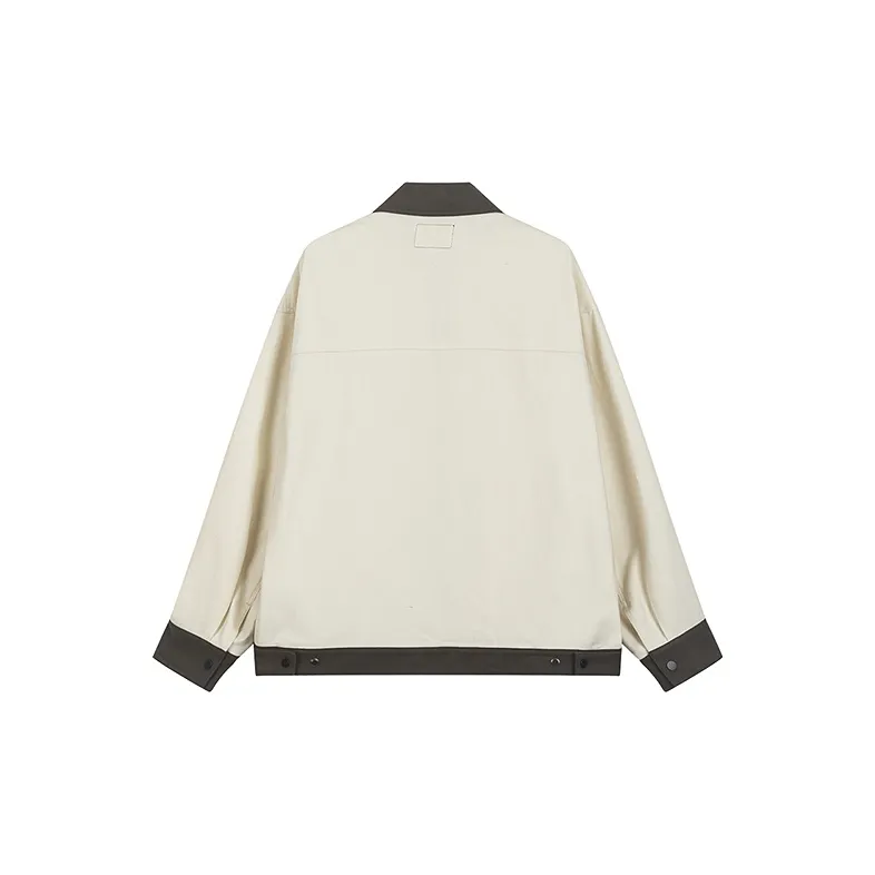 Bosieagender Jackets & Coats Unisex Light Beige-1