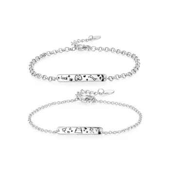 KADER 925 Sterling Silver Bracelets Unisex