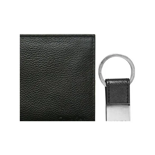 CK/Calvin Klein Leather Wallet Men's Black-4