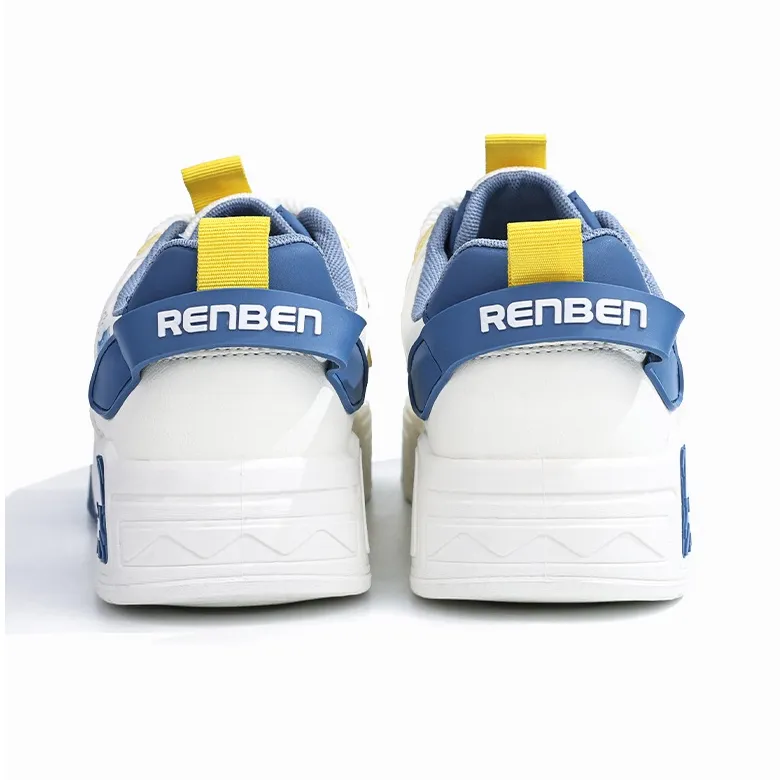 RENBEN Anti-Slip And Wear-Resistant Height Increasing Low-Top Skateboard Shoes Men's-9