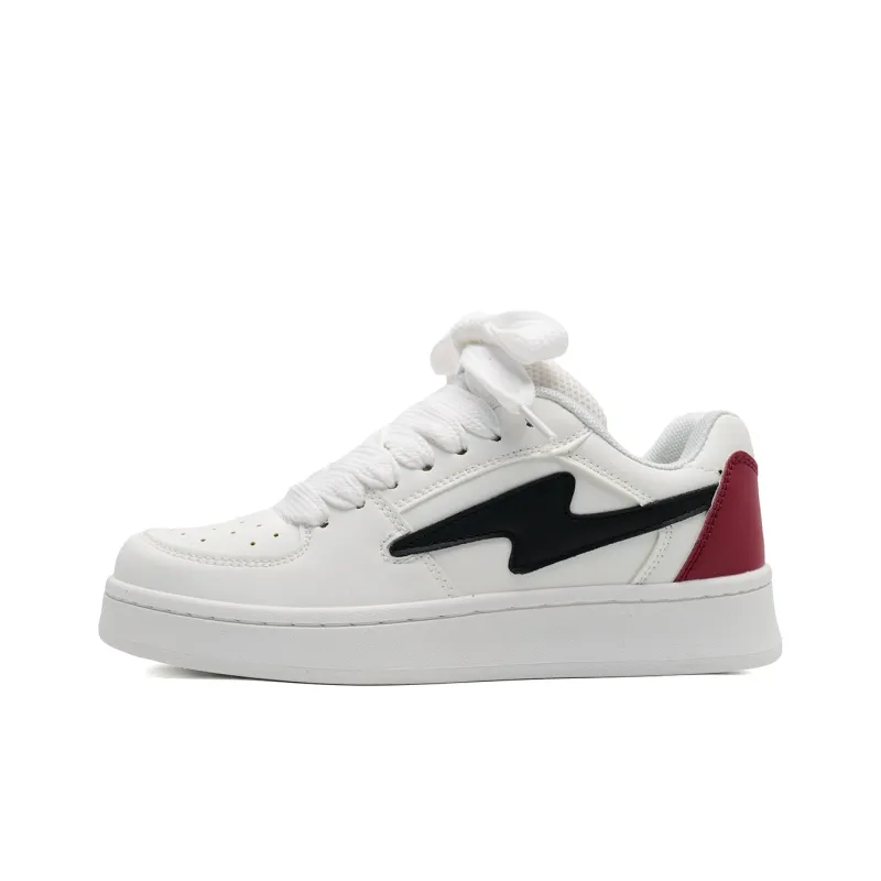 OAOQ Cushioning Height Increasing Abrasion Resistant Lightweight Mat Low Top Casual Shoes Unisex-119