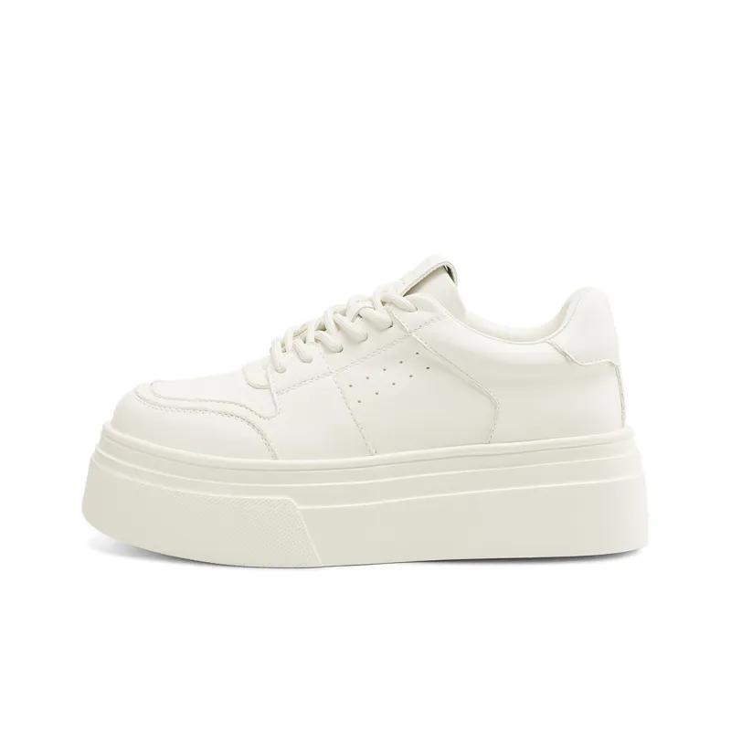 Rosa Bianca Low-Top Skateboard Shoes Women's Ecru-0