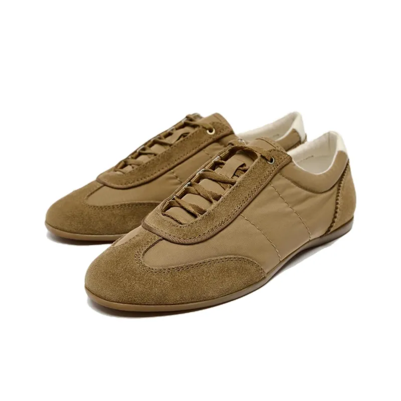 ZARA Low Top Casual Shoes Women's Brown-1