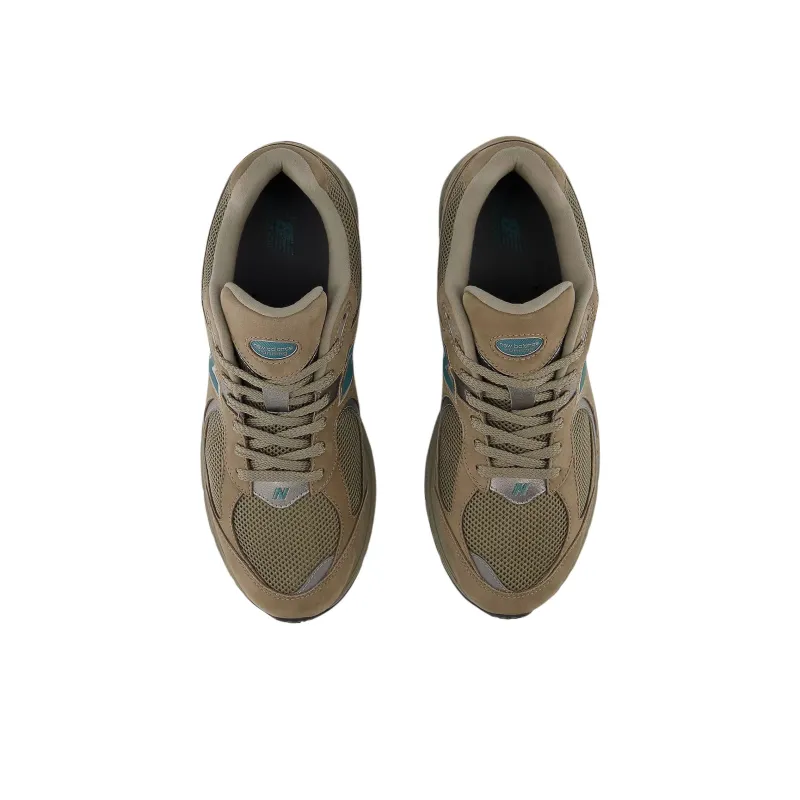 New Balance NB 2002R Anti Slip Wear Resistant Low Top Casual Running Shoes Unisex Olive Green-3