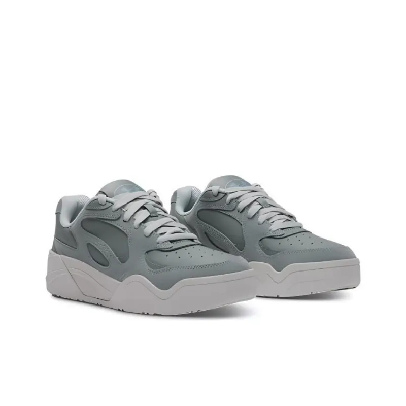 Under Armour Anti Slip Wear Resistant Low Top Casual Shoes Unisex Gray-2