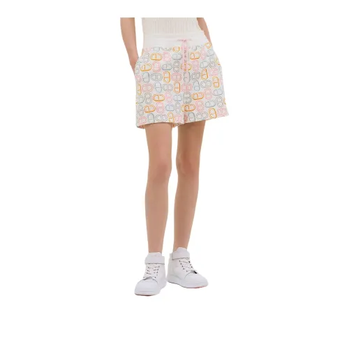 HERMES Casual Shorts Women's Gray White