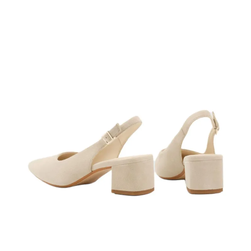 VAGABOND SHOEMAKERS Marta Chunky Heel High Heels Women's Beige-2