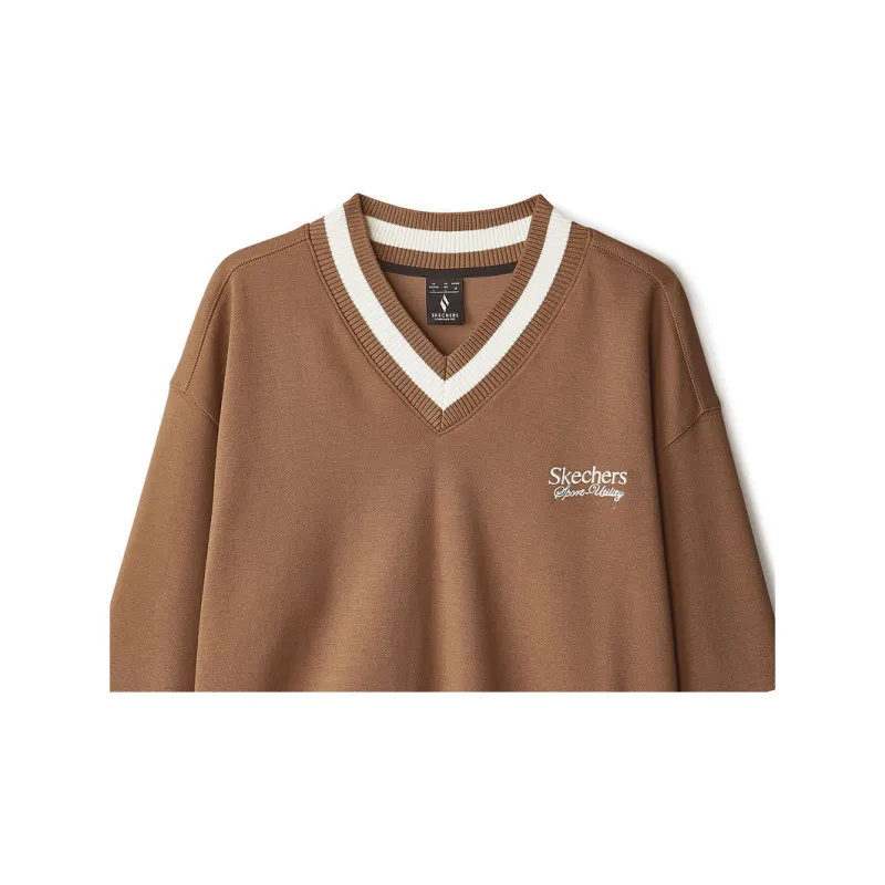 Skechers Sports Alliance Series Sweatshirt Men's Caramel Coffee-4