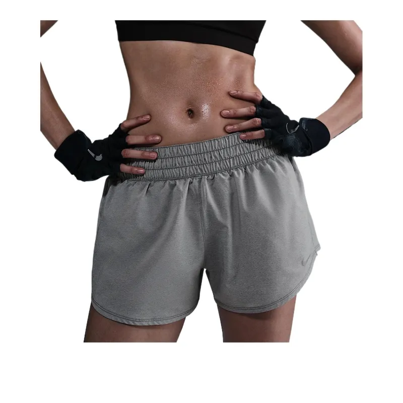 Nike One Women's Dri FIT Mid Rise 3' Brief Lined Shorts-2