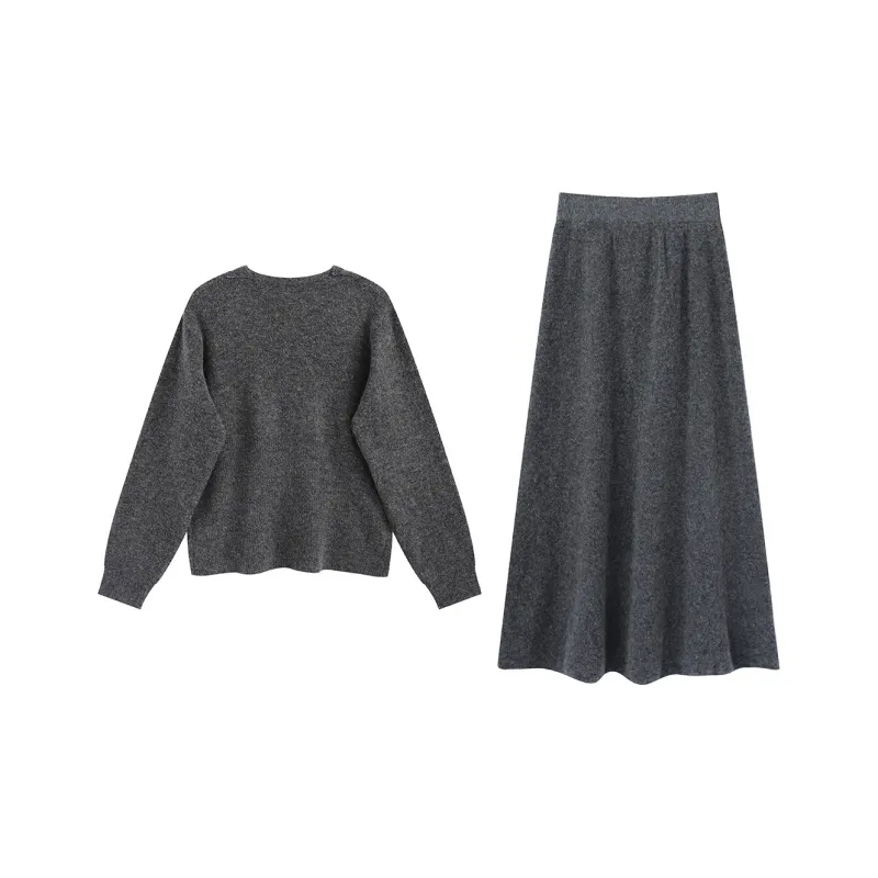 ETSE Two Piece Skirt Sets Women's-1