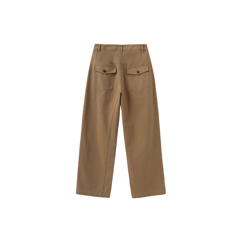 NSTNEW START Cargo Pants Unisex Light Brown-1