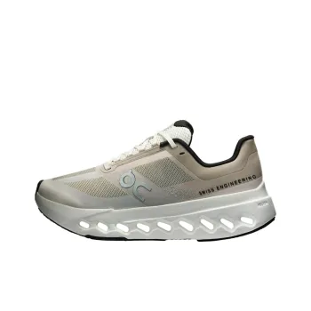 On Cloudsurfer Next Anti Slip Wear Resistant Low Top Running Shoes Women's Gray White