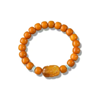 Gu He Amber/Beeswax Bracelets Unisex
