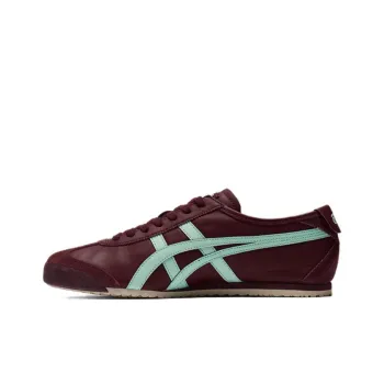 Onitsuka Tiger MEXICO 66 Cushioning Wear Resistant Low Top Casual Shoes Unisex Deep Red