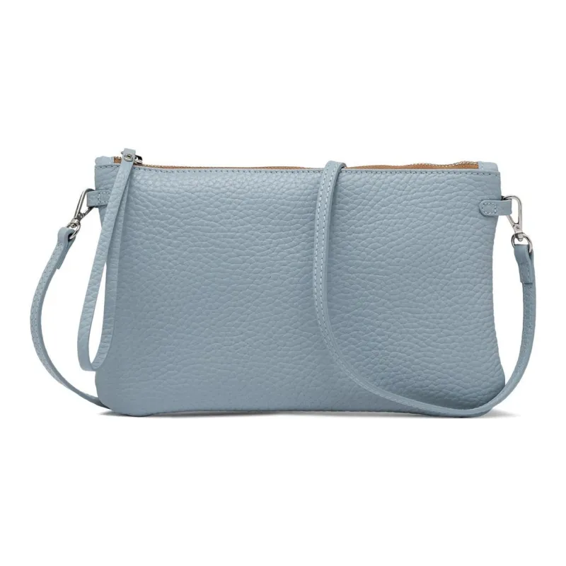 GIANNI CHIARINI Leather Clutches Crossbody Bag Shoulder Bag Women's Blue-2