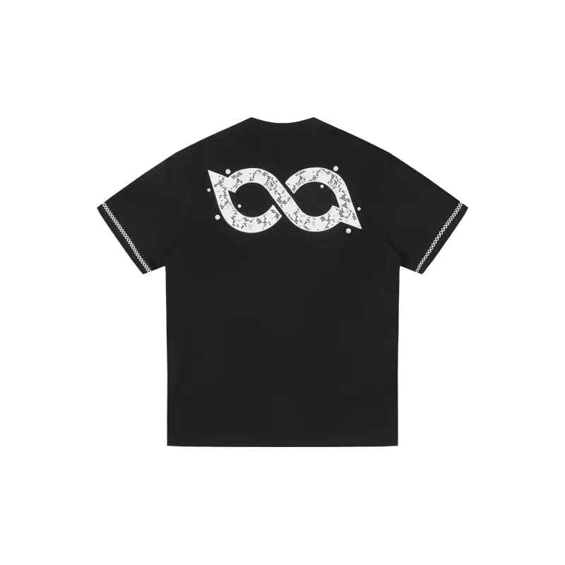 BIPOLAR Summer Men's American Vintage Hip Hop Street Style Trendy Loose Fit 100% Cotton T Shirt Unisex-9