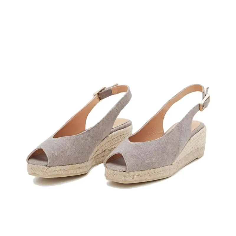 Castañer DOSALIA Strap Sandals 3cm Women's Gray-1