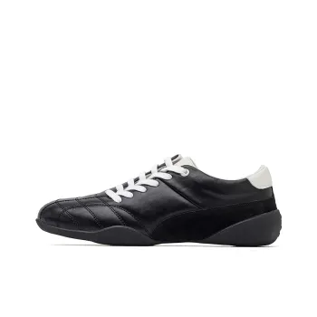 Chi Wolf German Army Trainers Low Top Casual Shoes Unisex Black