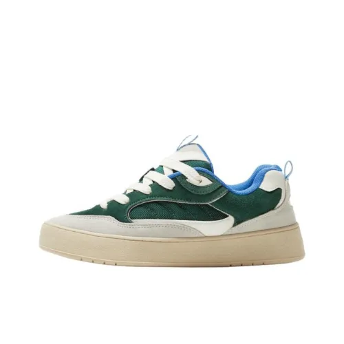 ZARA Low Top Skateboard Shoes Men's Green