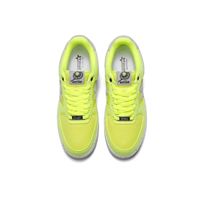 RIPSTAR Slip Resistant And Abrasion Resistant Coverage Low Top Skateboard Shoes Unisex Tennis Club-4