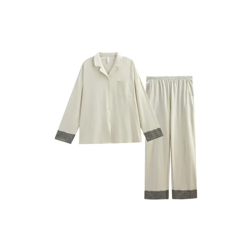 Same Language Pajama Set Women's Paper White