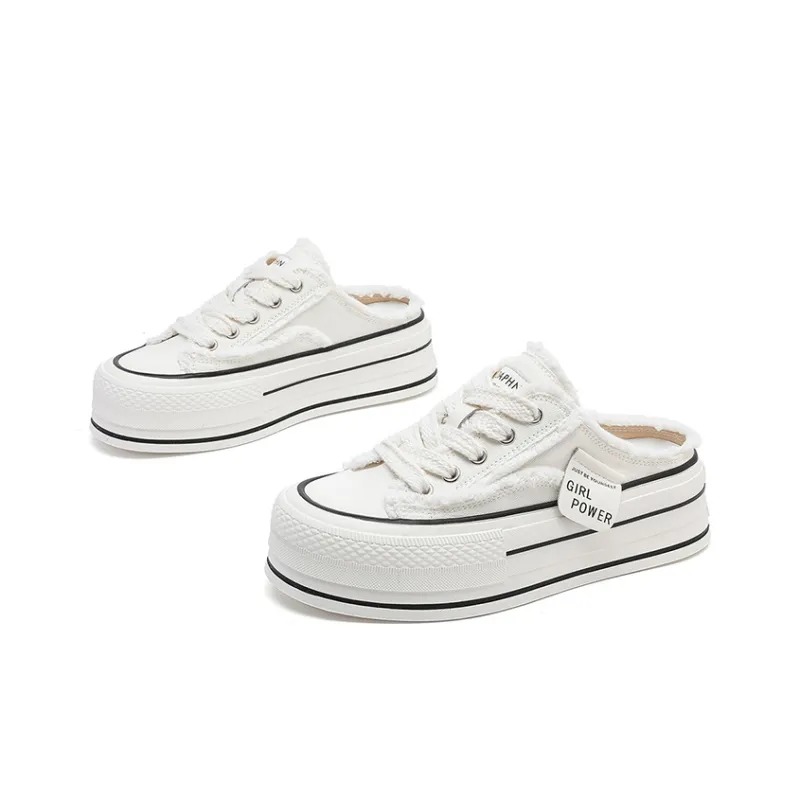 DAPHNE Wrap-toe Slippers Women's Ecru-2
