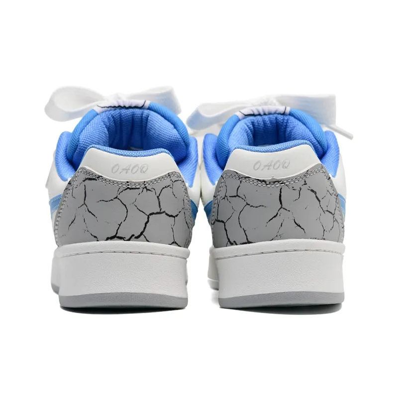 OAOQ Cushioning Height Increasing Abrasion Resistant Lightweight Mat Low Top Casual Shoes Unisex-131