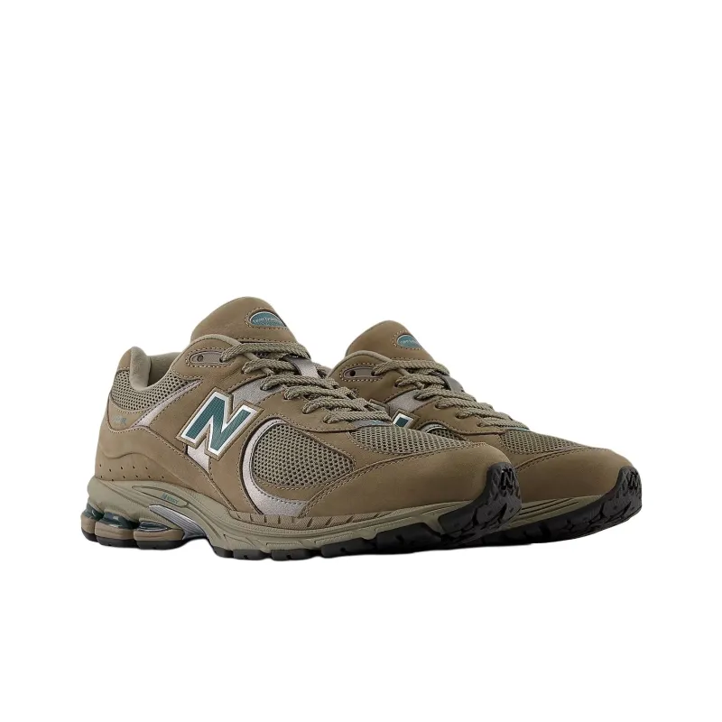 New Balance NB 2002R Anti Slip Wear Resistant Low Top Casual Running Shoes Unisex Olive Green-2
